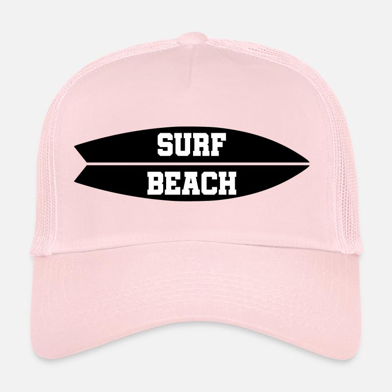 ★ Design colors can be changed ★ Surf Beach (surfboard) Trucker Cap