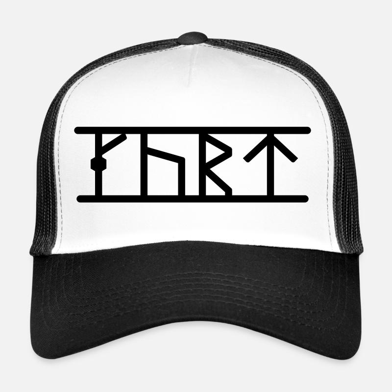 Kurt - Trucker Cap - white/black