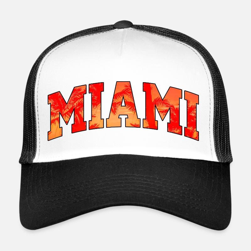 Miami logo: Collegiate design with a tropical vibe Trucker Cap