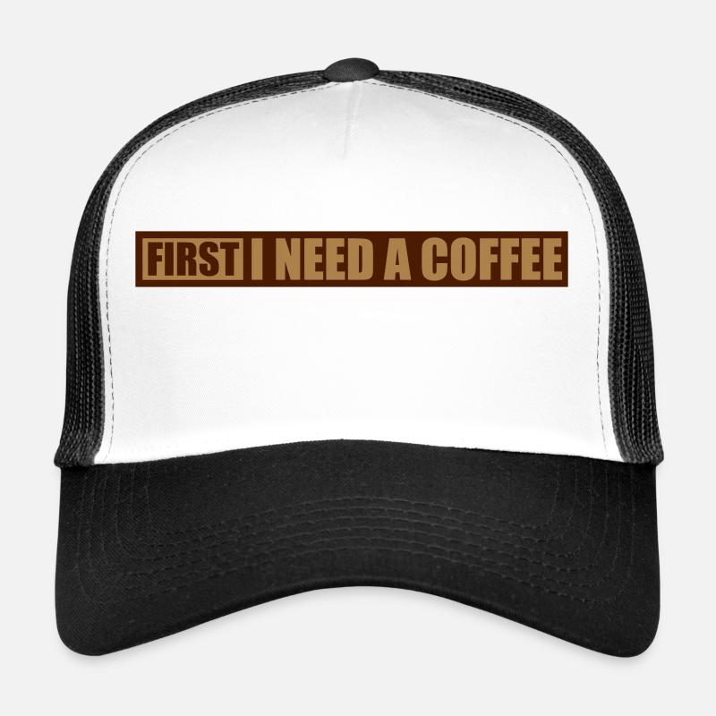 Fist I need Coffee Trucker Cap