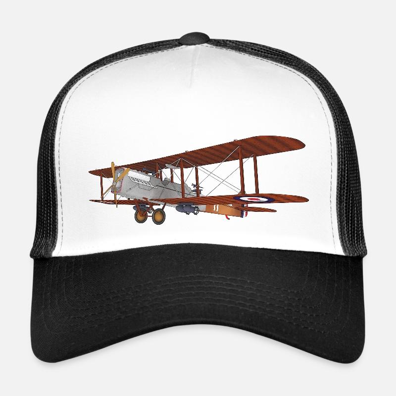 Avion biplan de 1915 Casquette trucker 