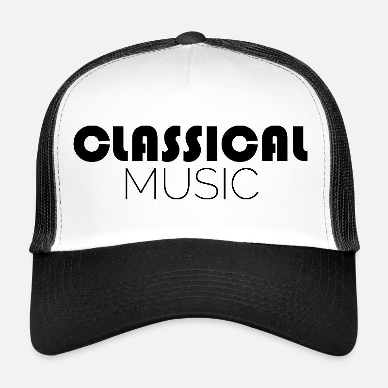 classical music symbol classical music music icon Trucker Cap