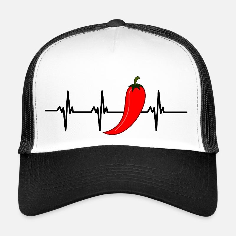 chilli heartbeat Trucker Cap