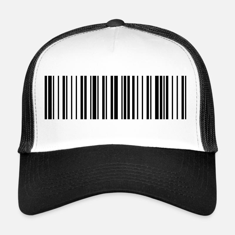 QR-Code Schwarz Trucker Cap
