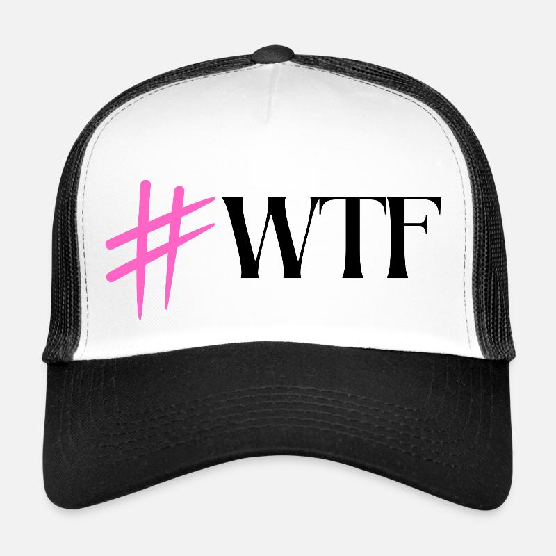 Hastag WTF Pink Trucker Cap