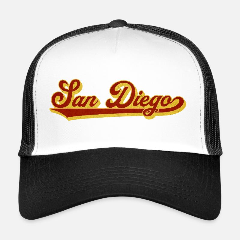 Script rétro de San Diego Casquette trucker 