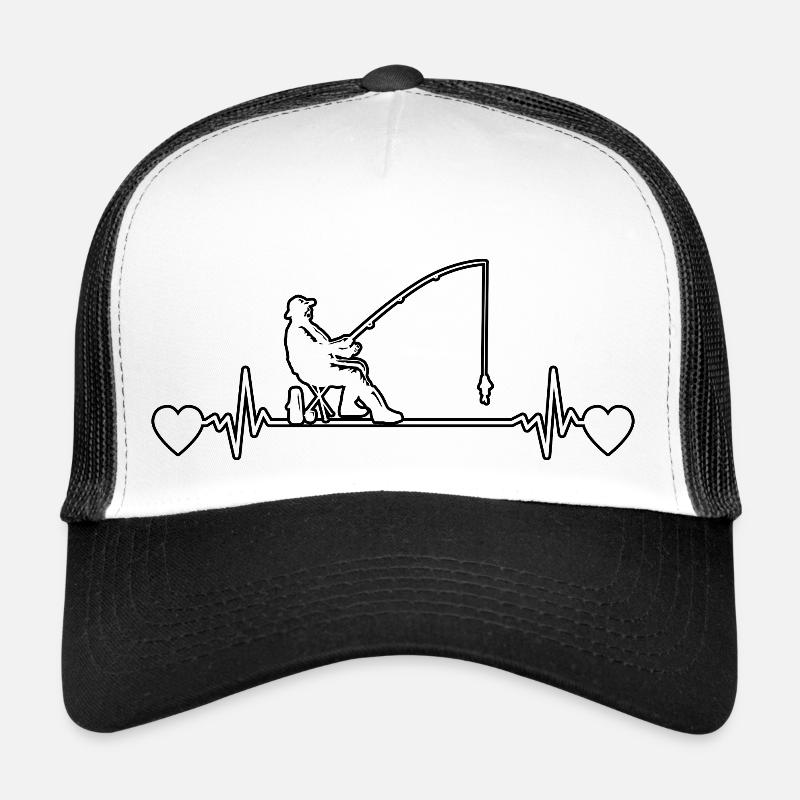 Pêche Pêche Pêcheur Pêcheur Hameçon Casquette trucker 