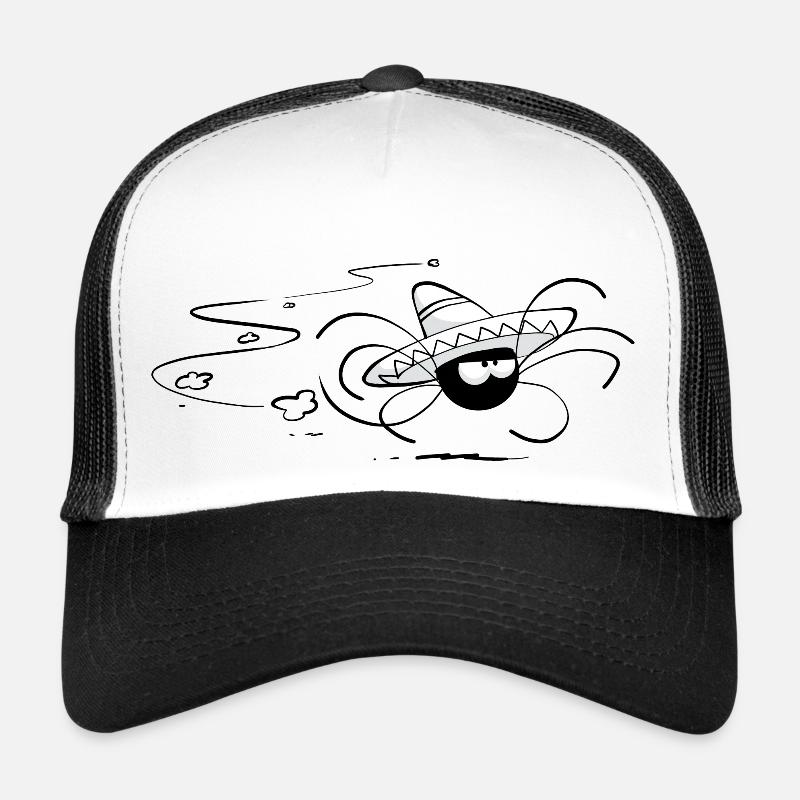 Beth die Spinne - Spider Gonzales - Trucker Cap - Weiß/Schwarz