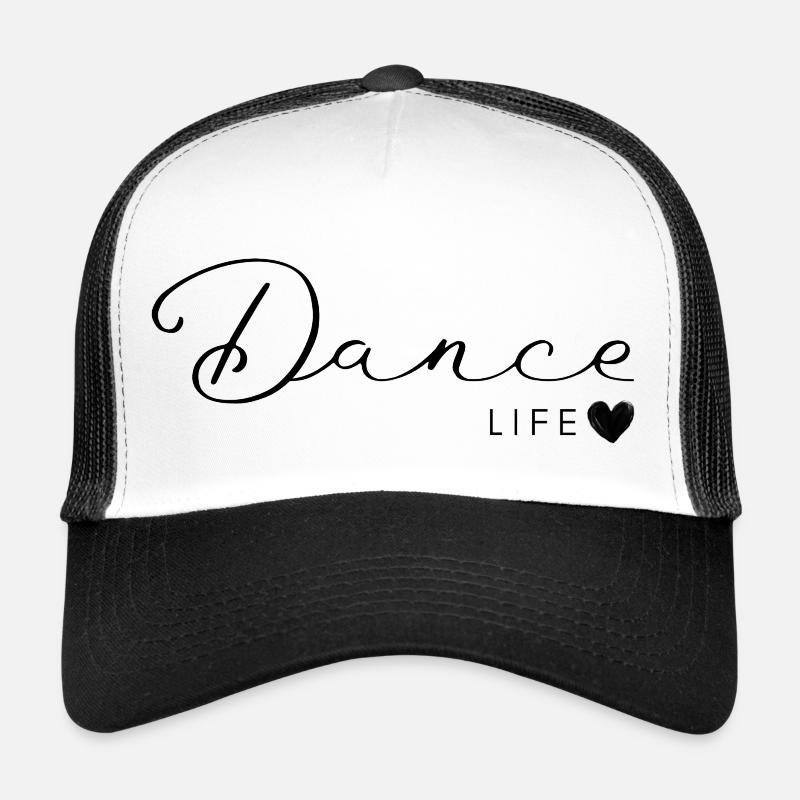 Dance Life - Trucker Cap - Weiß/Schwarz