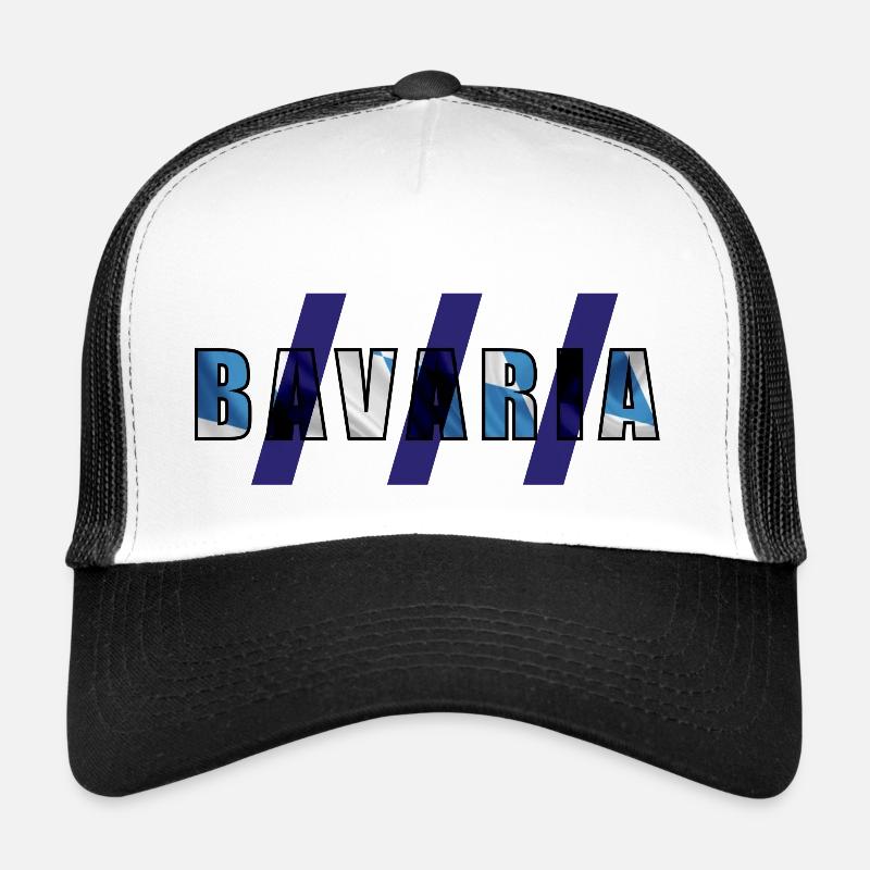 Bavaria _ 04 - Trucker Cap - white/black