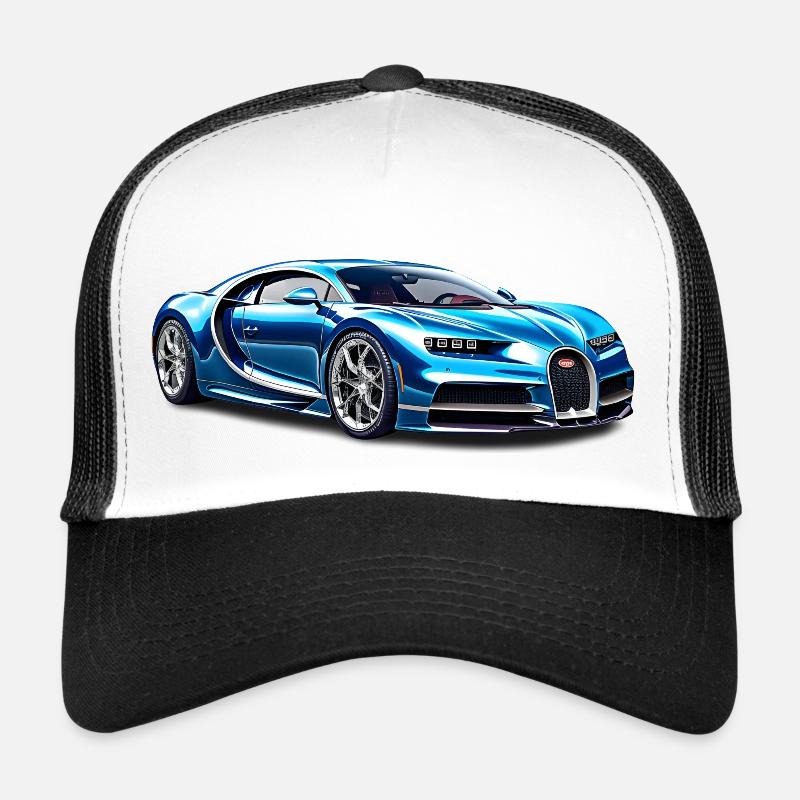 Hypercar Chiron - Trucker Cap - white/black
