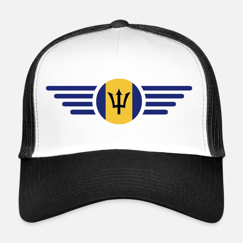 J’aime la Barbade, T-shirt design de style élégance Casquette trucker 