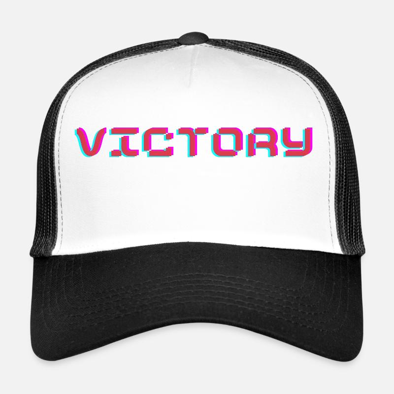 Victory - Trucker Cap - Weiß/Schwarz
