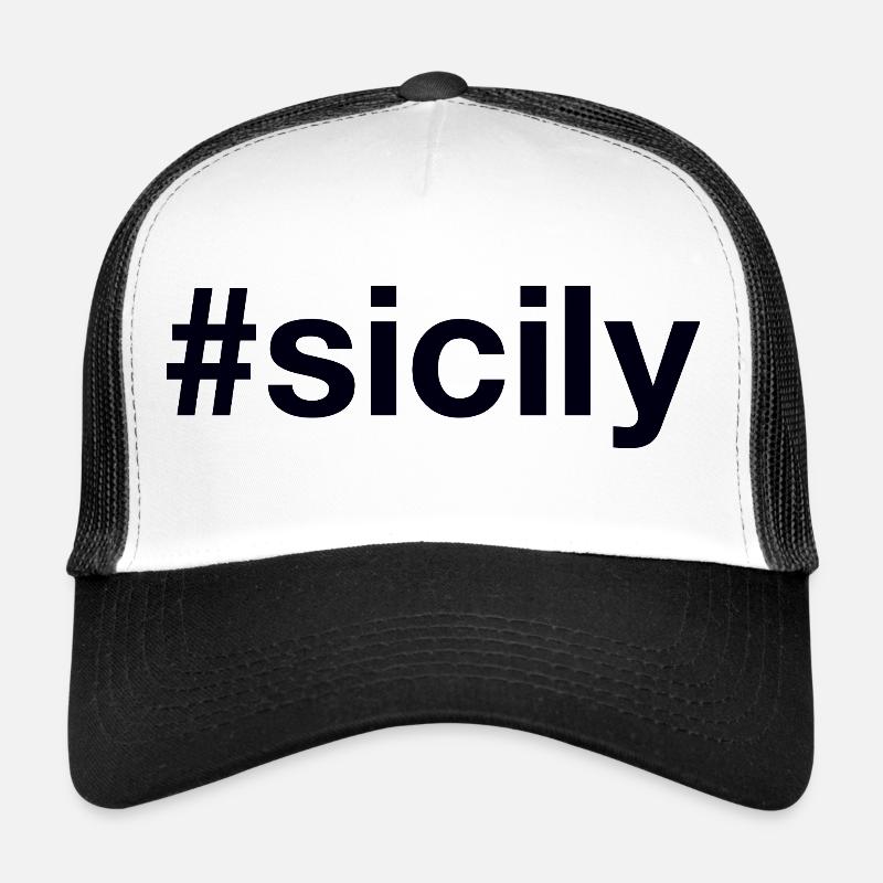 SICILY Hashtag Trucker Cap