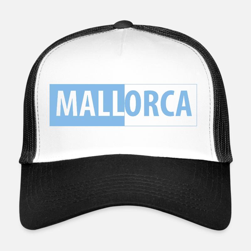 MALLorca im Kasten (hellblau / schwarz) Trucker Cap