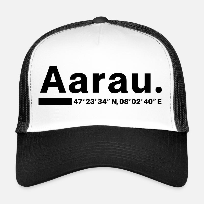 Aarau Coordonnées Argovie Aarauer Aarauerin Casquette trucker 
