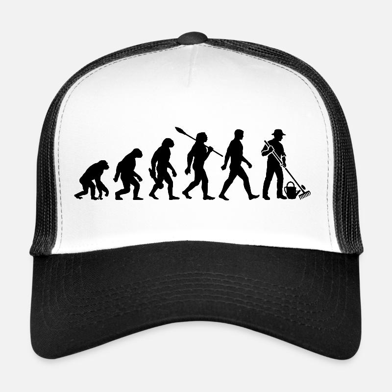 Evolution - Jardinier - Jardin - Jardinage Casquette trucker 