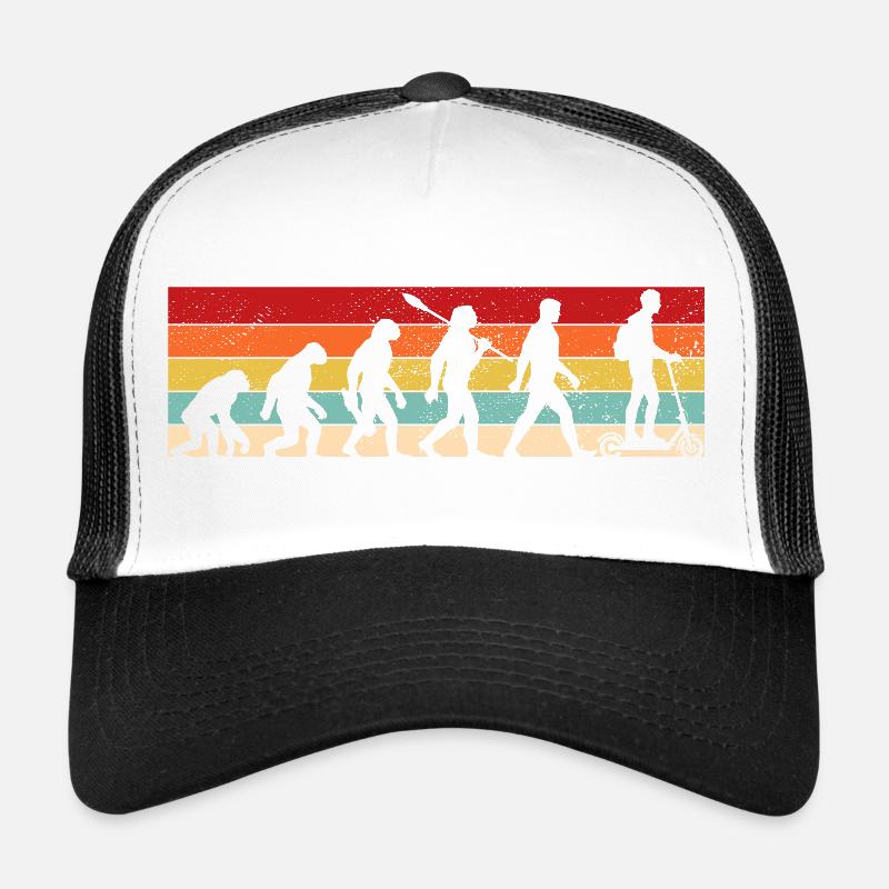 Vintage Evolution - E-Scooter - Trucker Cap - Weiß/Schwarz