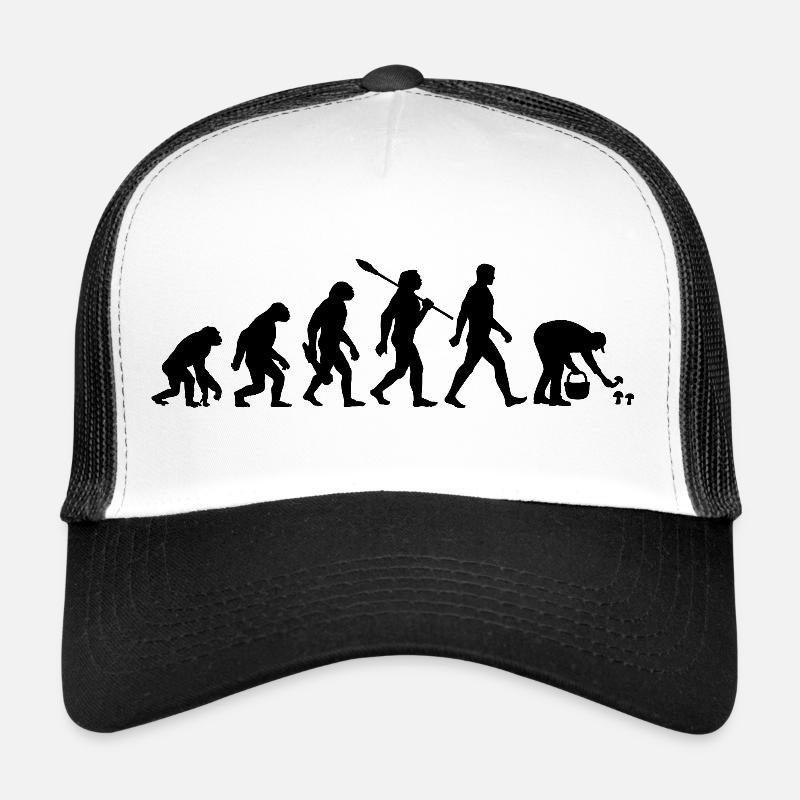 Evolution Cueilleurs de champignons, Cueillette de champignons Casquette trucker 
