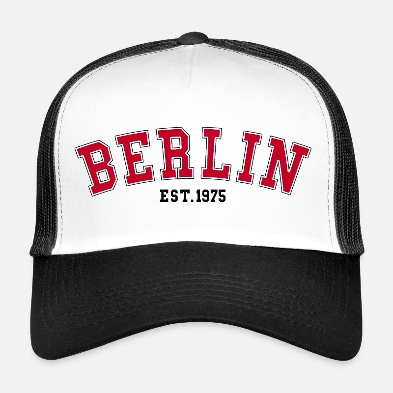 Berlin_Est_1975 - Trucker Cap - Weiß/Schwarz