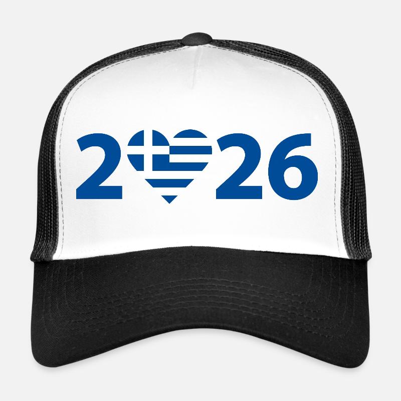 J’aime la Grèce 2026, vacances en Grèce Casquette trucker 