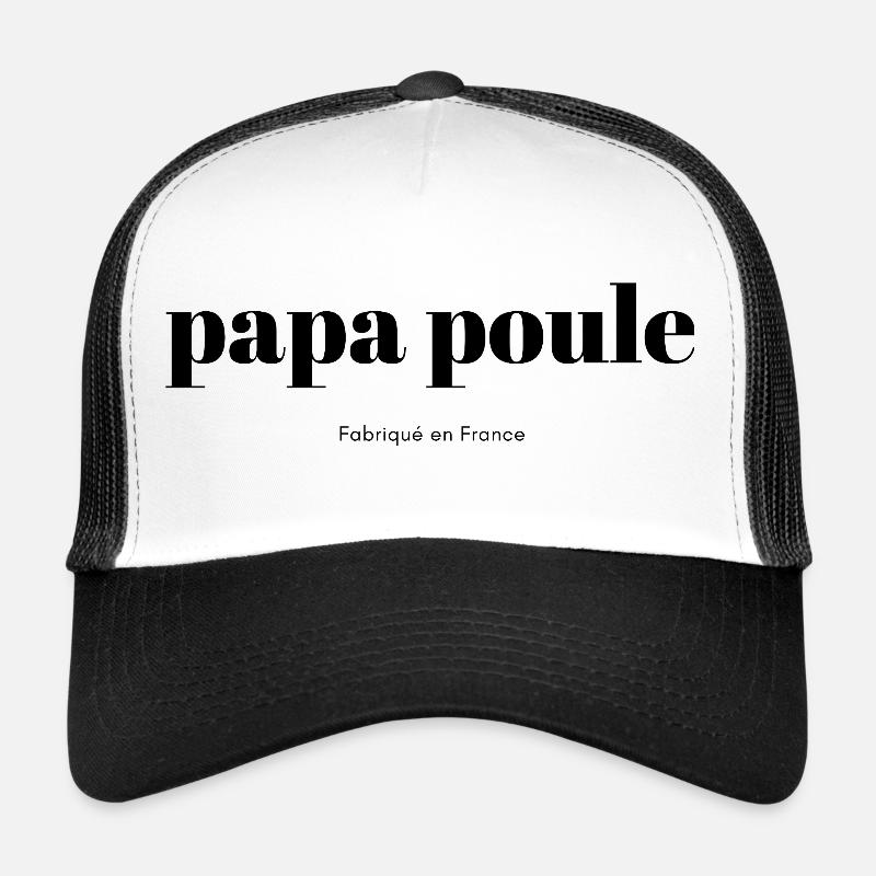 Papa-Poule-script Casquette trucker 