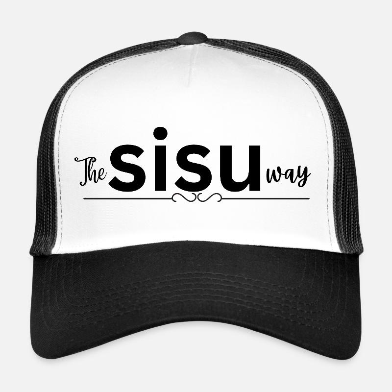 Der Sisu-Weg - Trucker Cap - Weiß/Schwarz