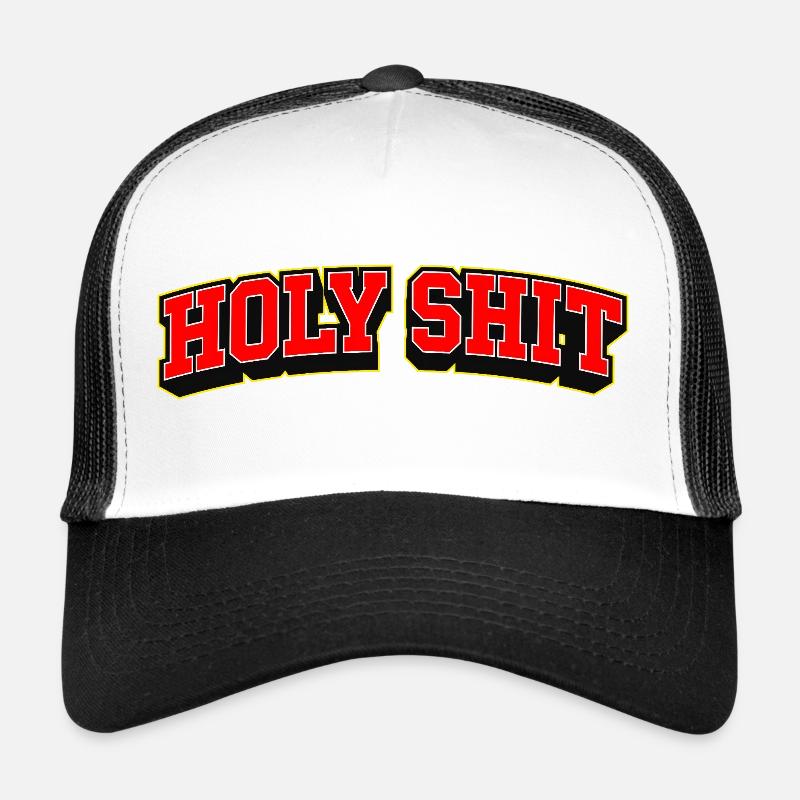 Heilige Scheiße, Sportstil-Text-Logo Trucker Cap