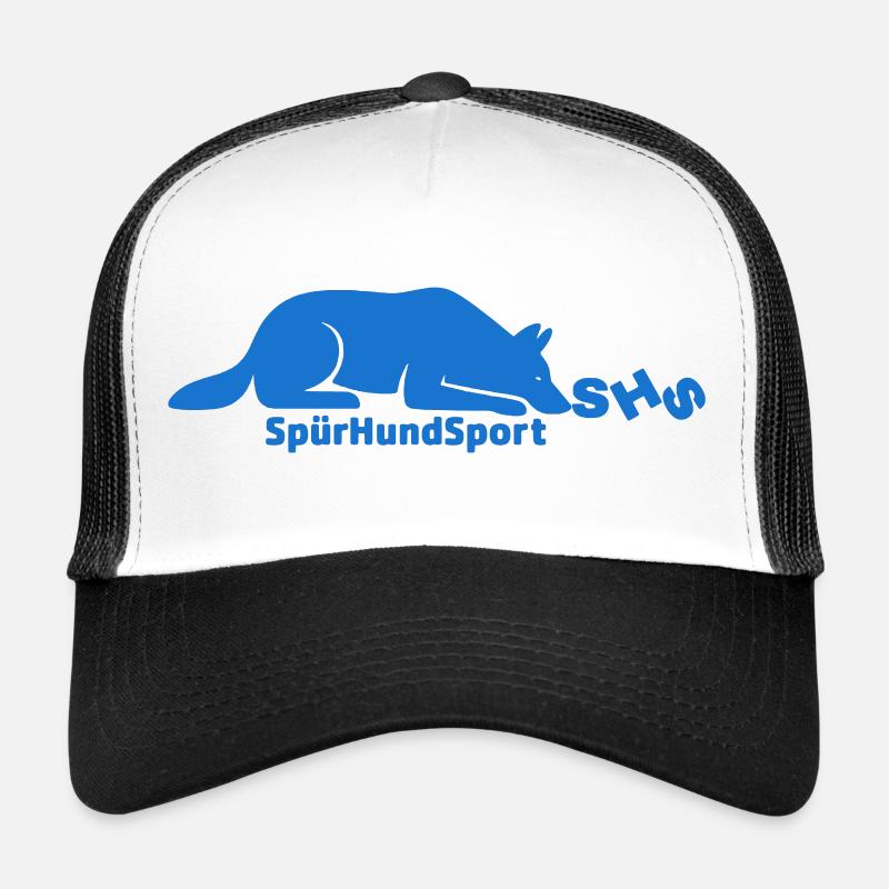 SHS Logo blau - Trucker Cap - Weiß/Schwarz