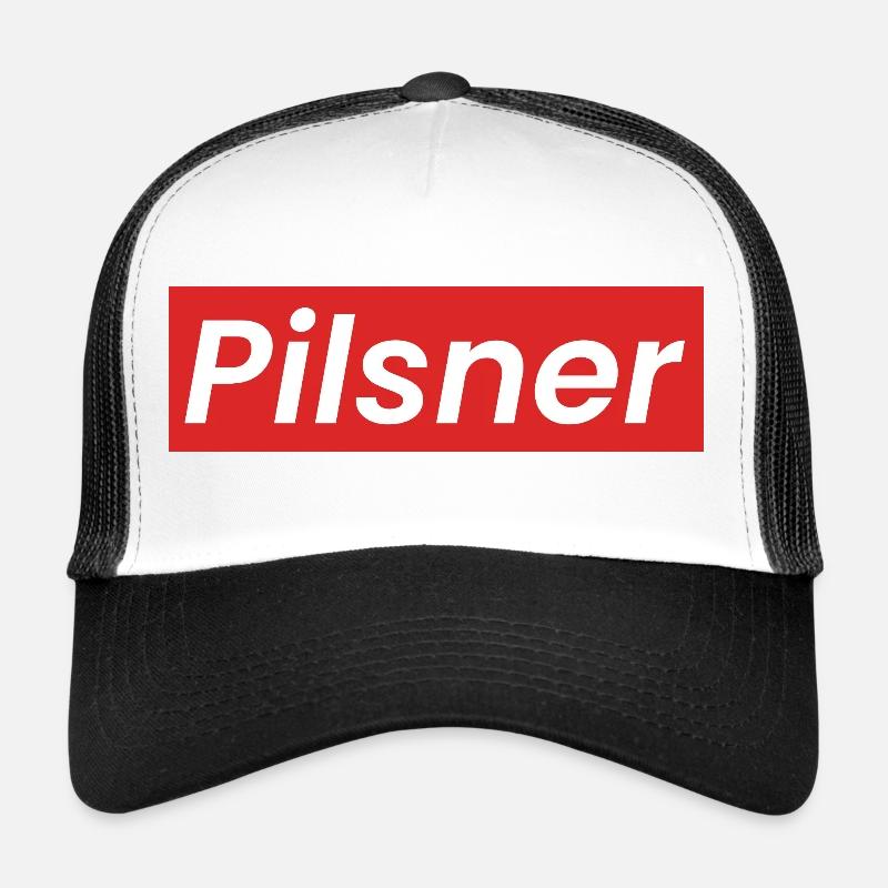 Pilsner Logo Trucker Cap