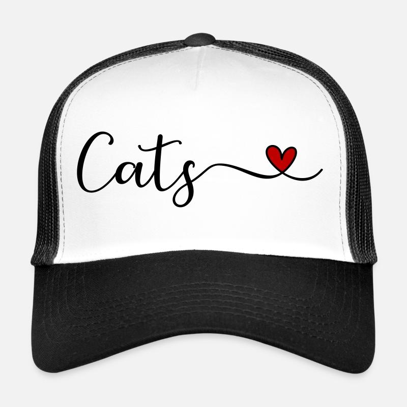 J’adore les chats Casquette trucker 