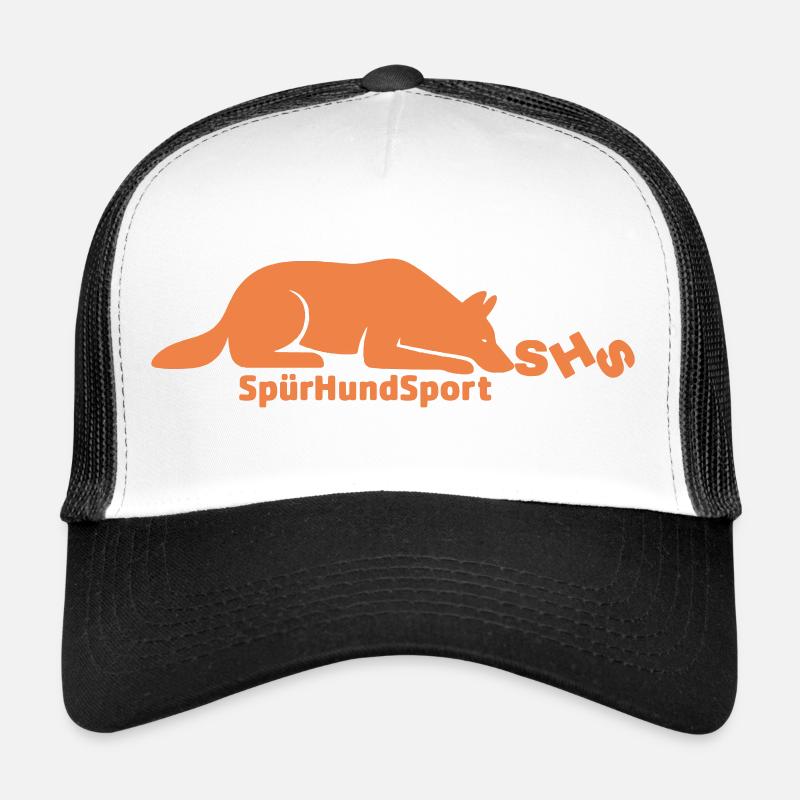 SHS Logo terrakotta - Trucker Cap - Weiß/Schwarz