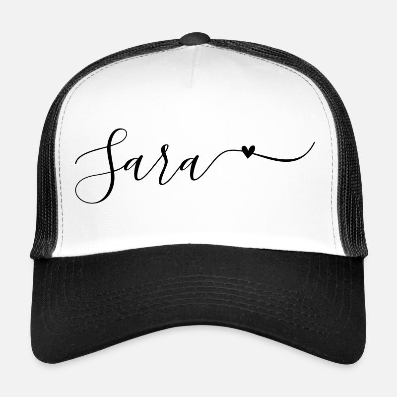 Sara Prénom Décoratif Casquette trucker 