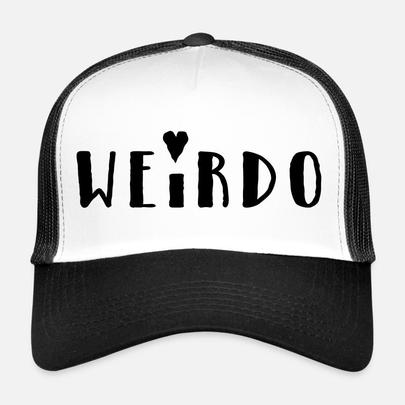 Weirdo - Trucker Cap - white/black