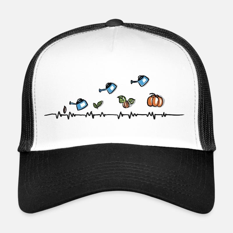 On récolte ce qu’on sème - Garden Doodle Pumpkins Casquette trucker 