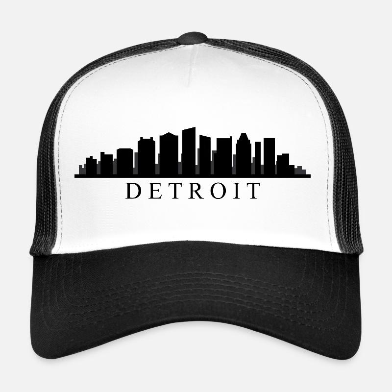Silhouette de Detroit Casquette trucker 