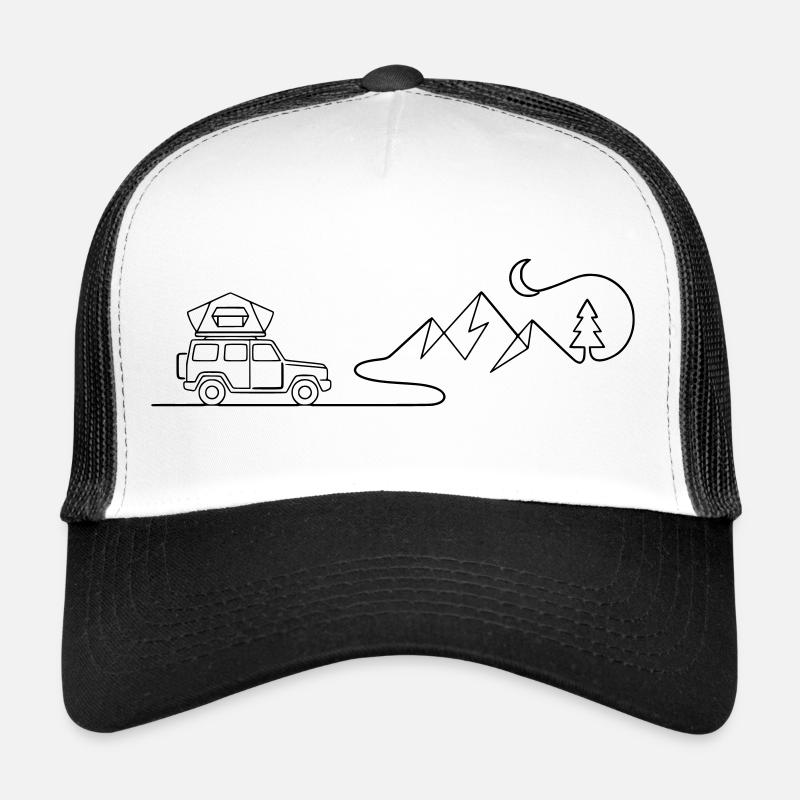 Van Life Camping Outdoor Adventure Trucker Cap