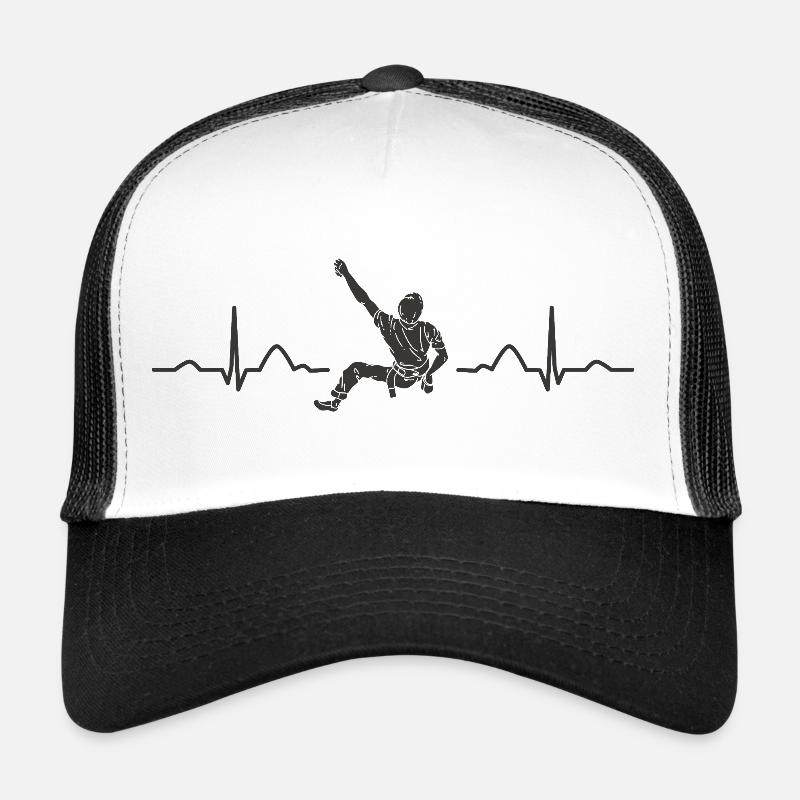Battement de cœur de Boulderer Bloc Bloc Casquette trucker 