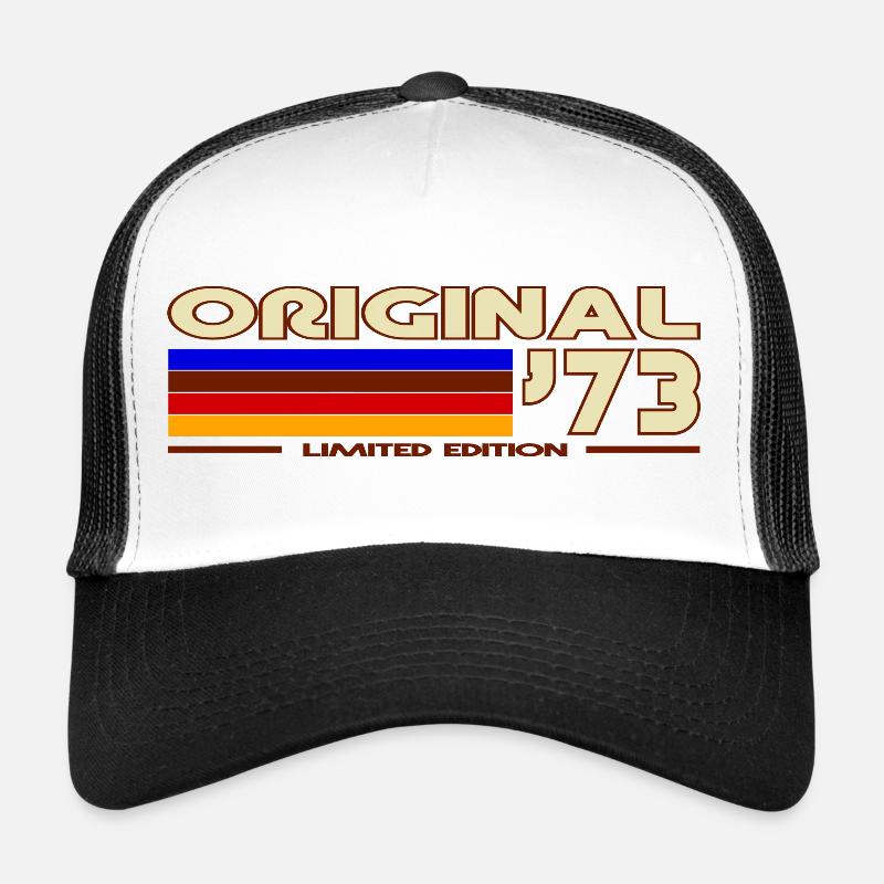 1973 - Trucker Cap - Weiß/Schwarz