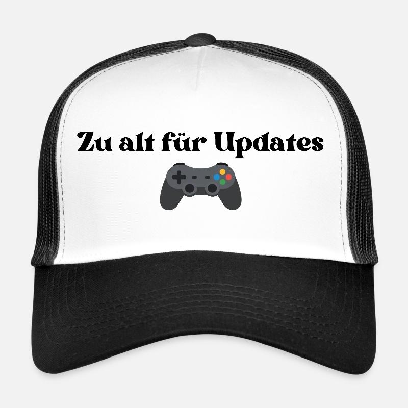 Zu alt für Updates - Trucker Cap - Weiß/Schwarz