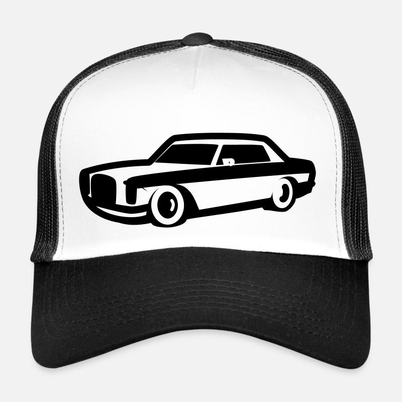 /8 01 - Trucker Cap - Weiß/Schwarz
