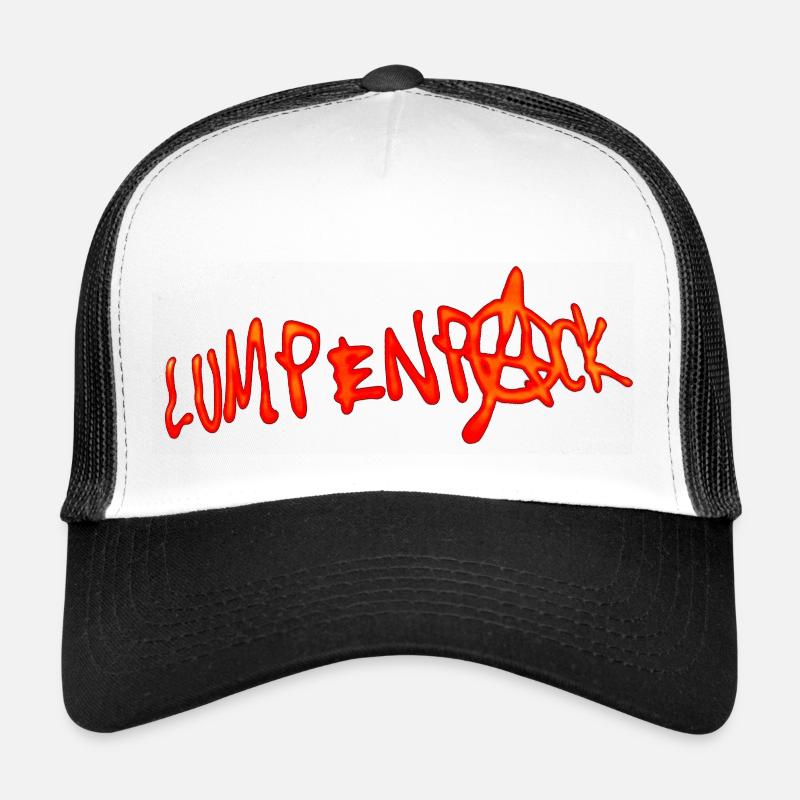 Lumpenpack - Trucker Cap - Weiß/Schwarz