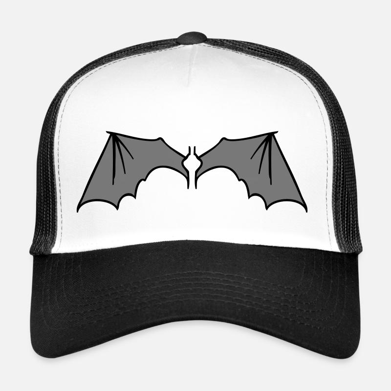 batwings_grey Casquette trucker 