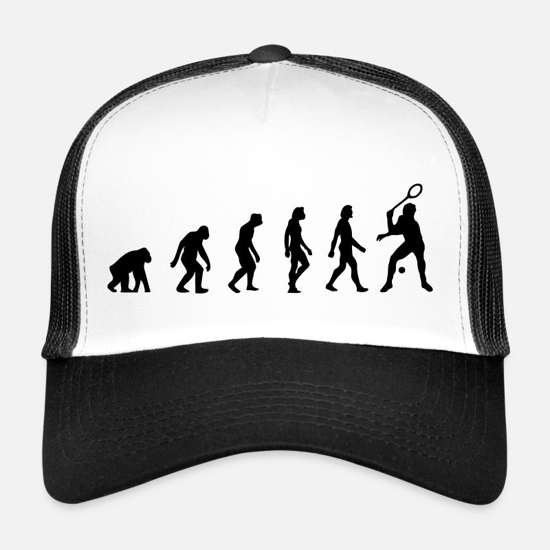 L évolution de squash - Casquette trucker  - blanc/noir