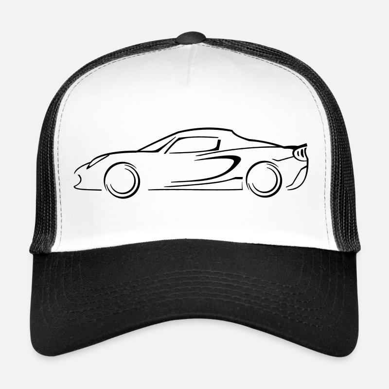 Lotus Elise Silhouette Trucker Cap
