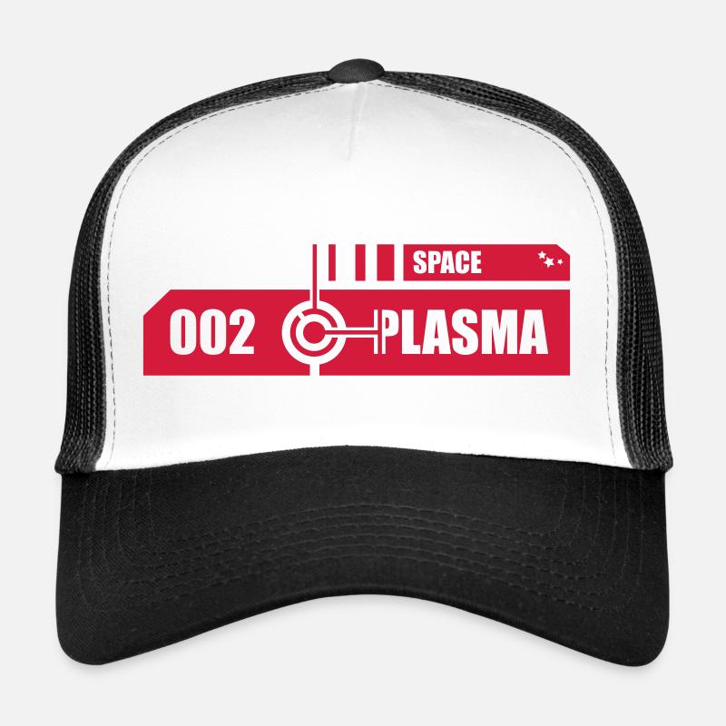 Space Plasma - Trucker Cap - white/black