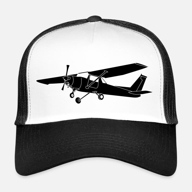 cessna152 - Trucker Cap - Weiß/Schwarz