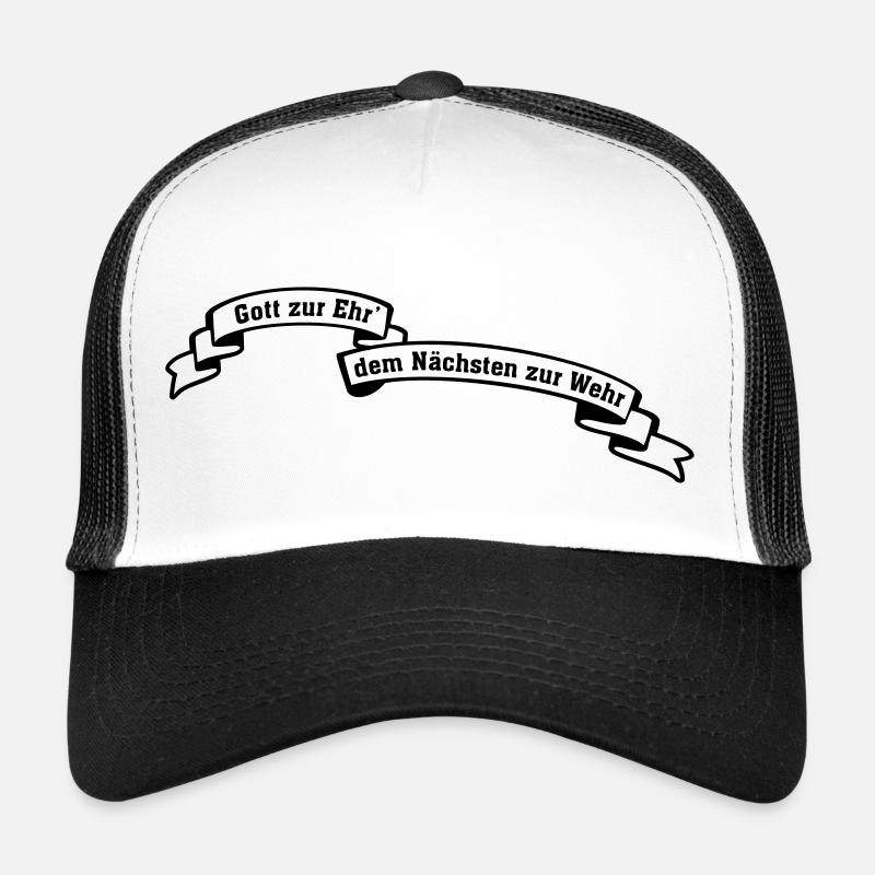 Feuerwehr - Gott zur Ehr dem Nächsten zur Wehr Trucker Cap