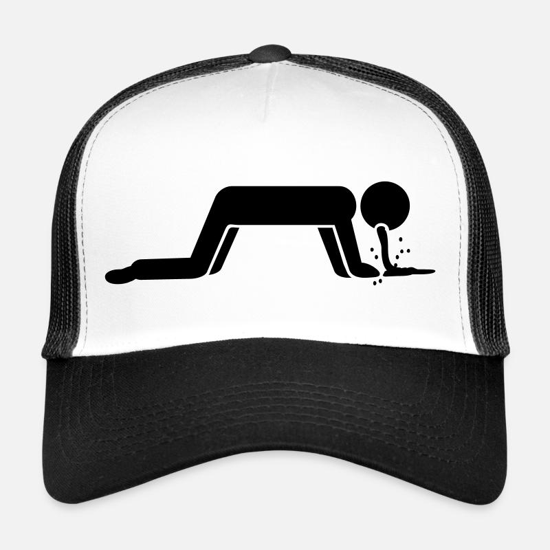 vomissements / barfing (sans text, 1c) Casquette trucker 