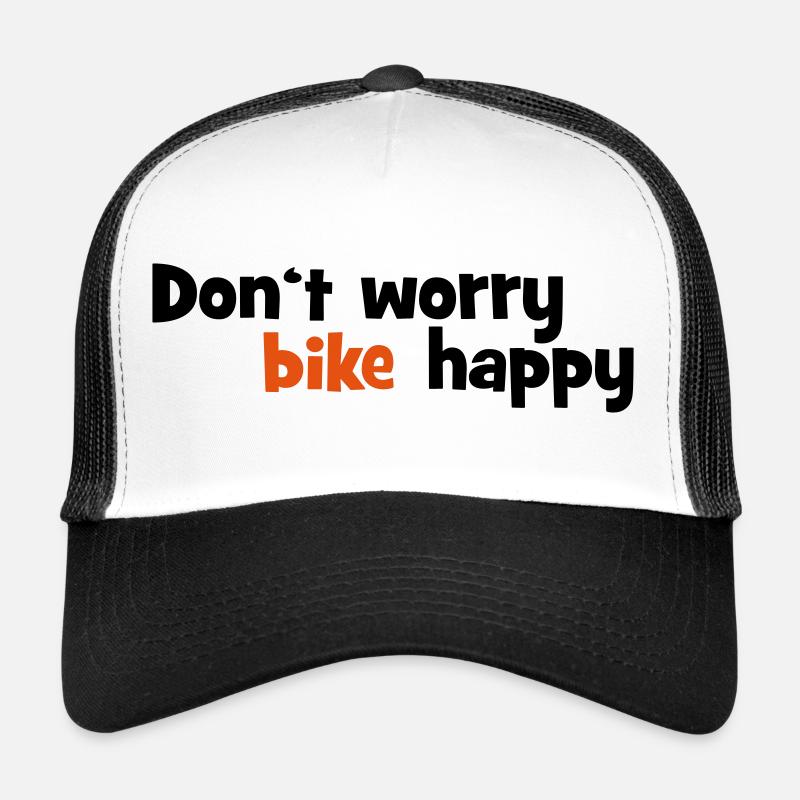 Motorrad - Trucker Cap - Weiß/Schwarz